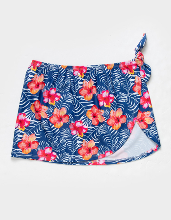 CORAL & REEF Lani Leaves Girls Cover-Up Skirt