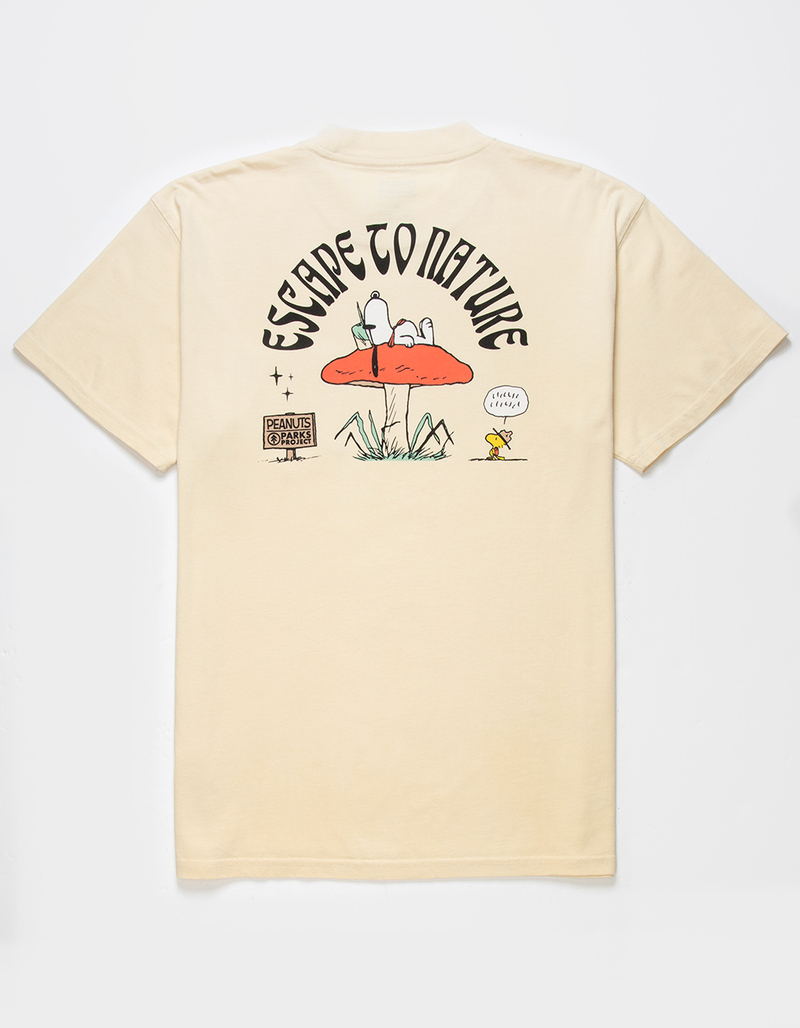 PARKS PROJECT x Peanuts Escape To Nature Mens Pocket Tee image number 0