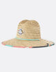 HEMLOCK HAT CO. Lucy Kids Straw Lifeguard Hat image number 2