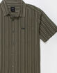 RVCA Mercy Stripe Mens Button Up Shirt image number 2