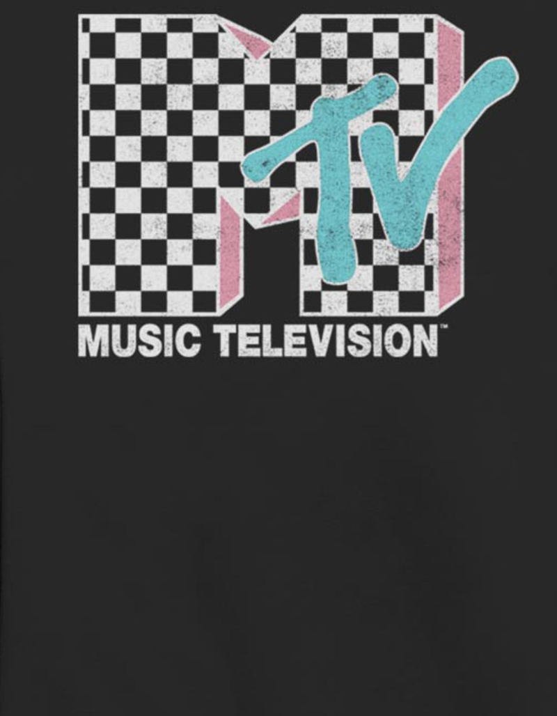 MTV Checkered Logo Unisex Crewneck Sweatshirt image number 1