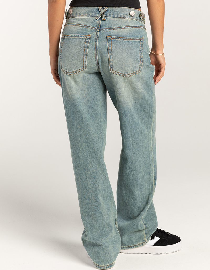 RSQ Womens Low Slung Baggy Jeans image number 3