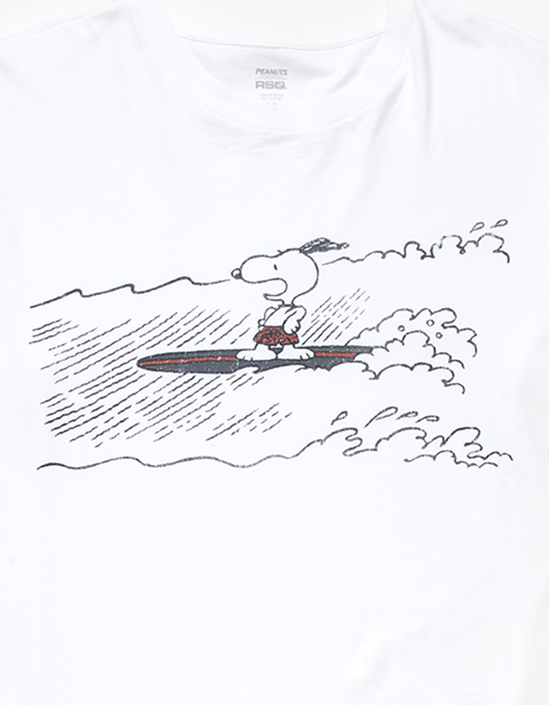 RSQ x Peanuts Surfing Mens Oversized Tee image number 1