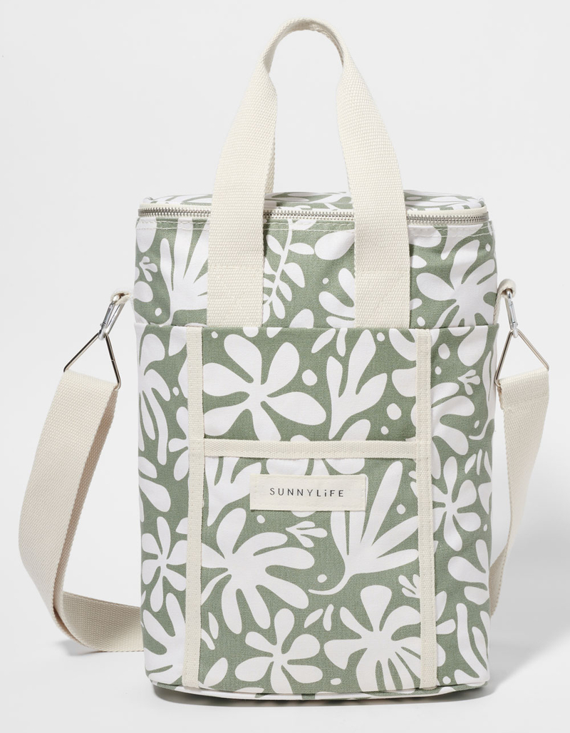 SUNNYLIFE The Vacay Canvas Drinks Cooler Bag image number 0