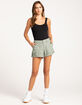 RSQ Womens Low Rise Mid Length Cargo Shorts image number 5