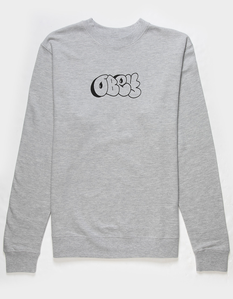 OBEY Thrown Ups Mens Crewneck Sweatshirt image number 0