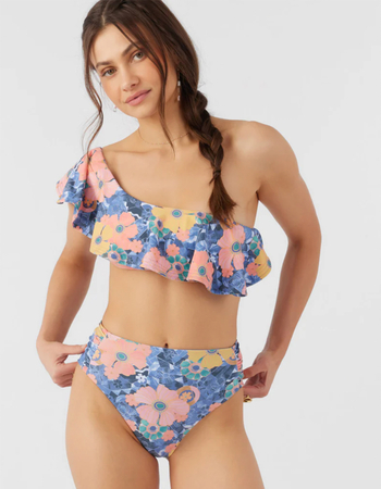 O'NEILL Jadia Floral Long Beach Womens High Waist Bikini Bottoms Primary Image