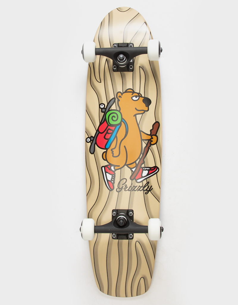 GRIZZLY Hitch Hike 7.75'' Complete Cruiser Skateboard image number 0