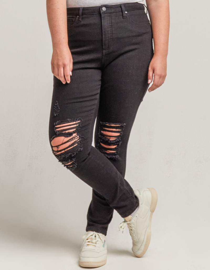 RSQ Curvy High Rise Womens Skinny Jeans image number 1