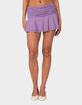 EDIKTED Rebecca Ruched Mesh Mini Skirt image number 1