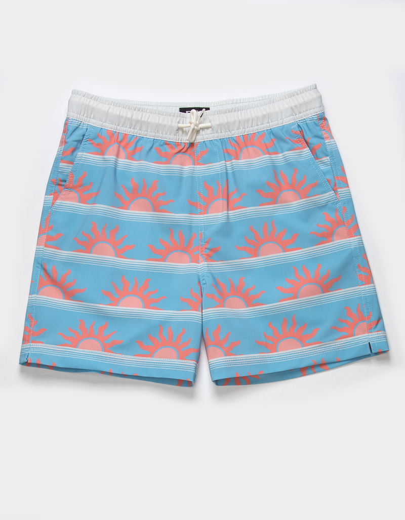 RSQ Boys Sun Stripe 5'' Swim Shorts image number 1