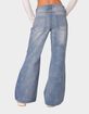 EDIKTED Low Rise Wide Leg Jeans image number 3