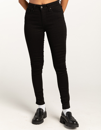 LEVI'S 721 High Rise Skinny Womens Jeans - Soft Black