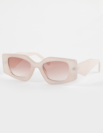 RSQ Translucent Rectangle Sunglasses
