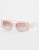 RSQ Translucent Rectangle Sunglasses image number 1