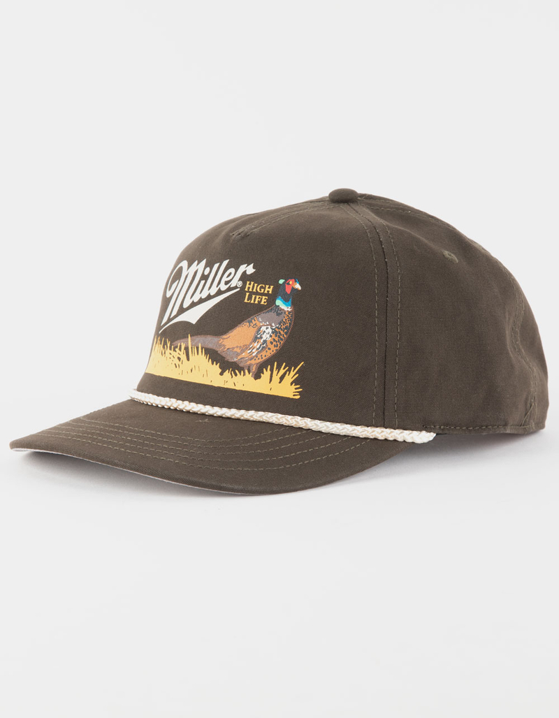 AMERICAN NEEDLE Miller High Life Canvas Cappy Mens Snapback Hat image number 0