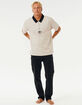 RIP CURL Quality Surf Products Mens Quarter Zip Polo image number 5