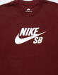 NIKE SB Logo HBR Mens Skate Tee image number 2