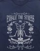 SKELETON Exhale The Stress Distressed Unisex Tee image number 2