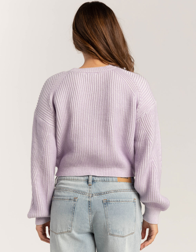 FULL TILT Plated Womens Sweater image number 3