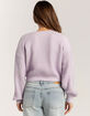 FULL TILT Plated Womens Sweater image number 4