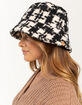 Plaid Sherpa Womens Bucket Hat image number 3