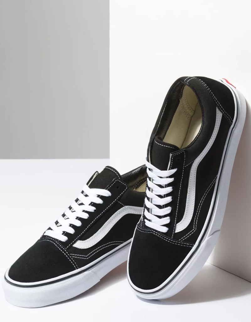 VANS Old Skool Black & White Shoes image number 2