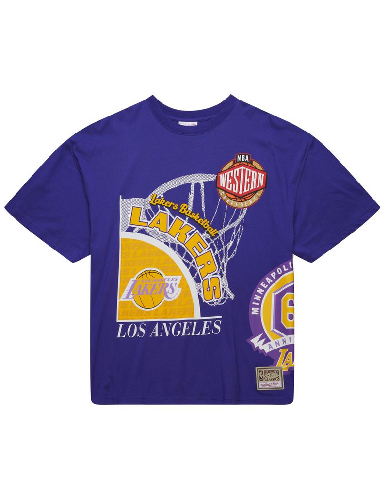 MITCHELL & NESS Los Angeles Lakers Logo Blast Mens Tee image number 0