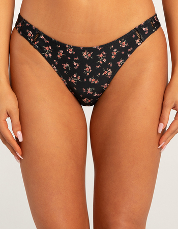 FULL TILT Ditsy Floral Skimpy Bikini Bottoms Alternative Image
