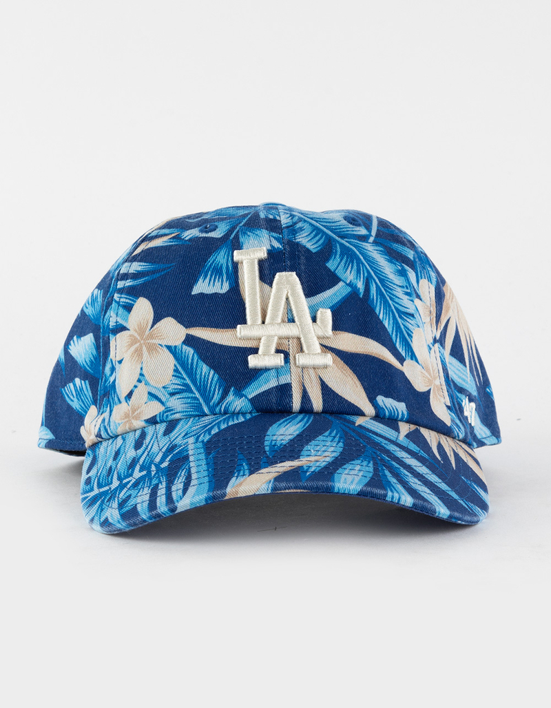 47 BRAND Los Angeles Dodgers Tropicalia '47 Clean Up Strapback Hat image number 1