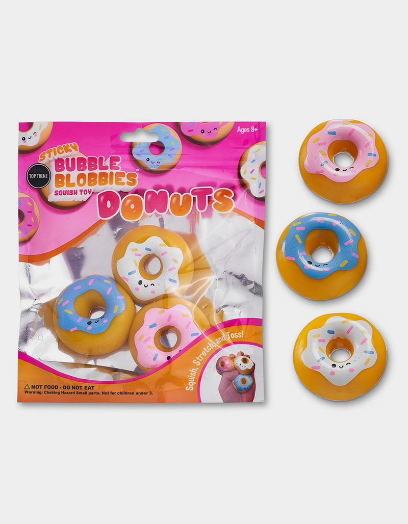 TOP TRENZ Sticky Bubble Blobbies Donuts Squish Toys image number 0
