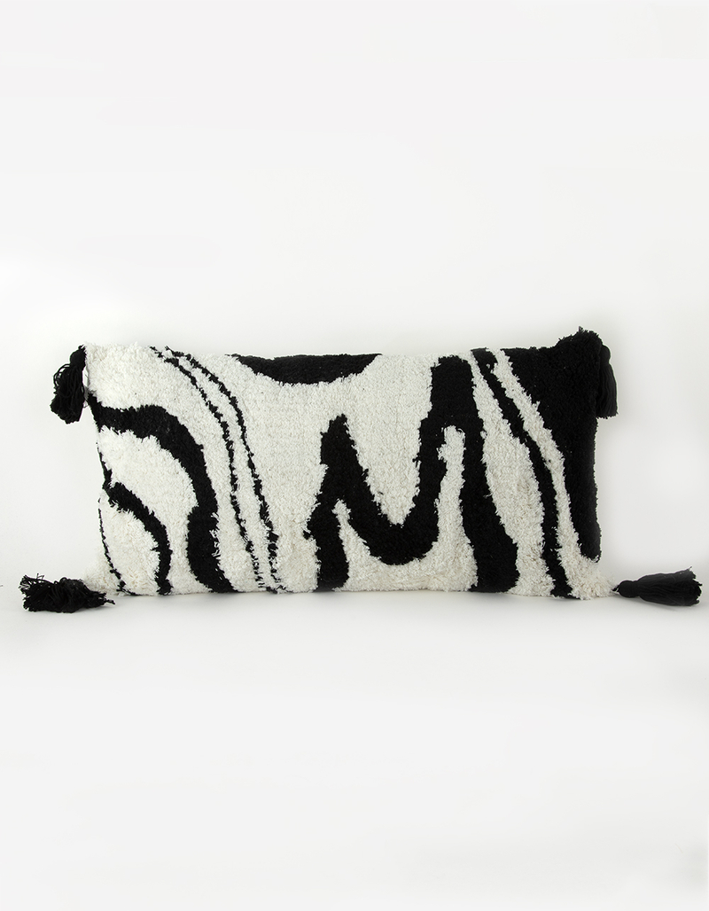Tufted Marble Lumbar Pillow image number 0