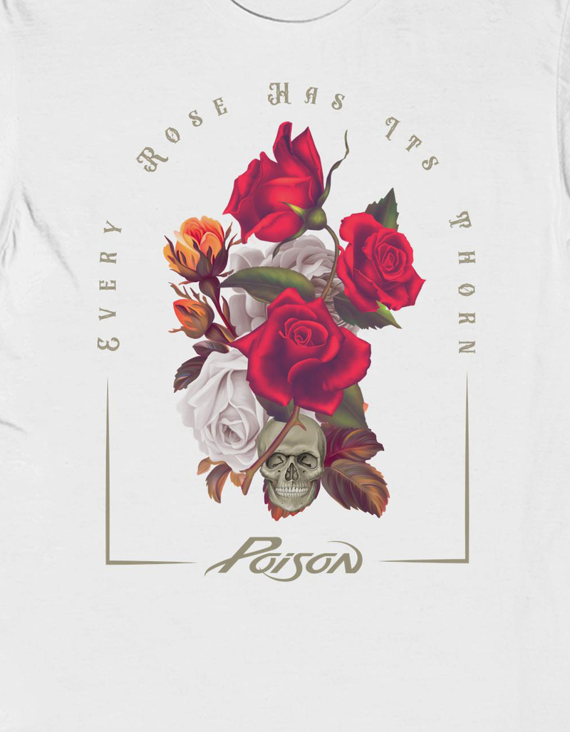 POISON Every Rose Has It's Thorn Unisex Tee image number 1
