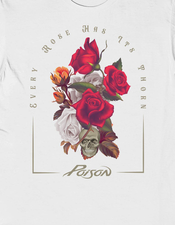 POISON Every Rose Has It's Thorn Unisex Tee