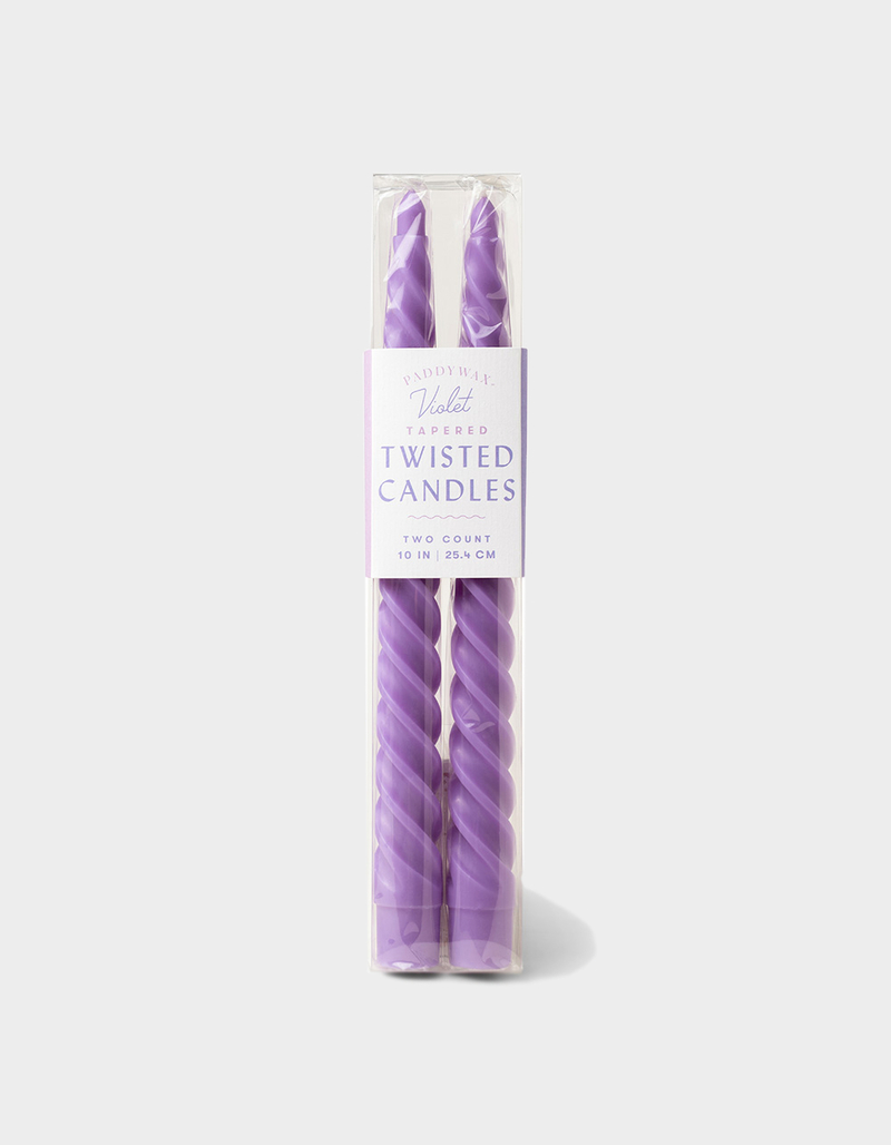 PADDYWAX Tapered Twisted Candles image number 0