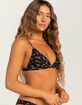FULL TILT Ditsy Floral Fixed Triangle Bikini Top image number 2