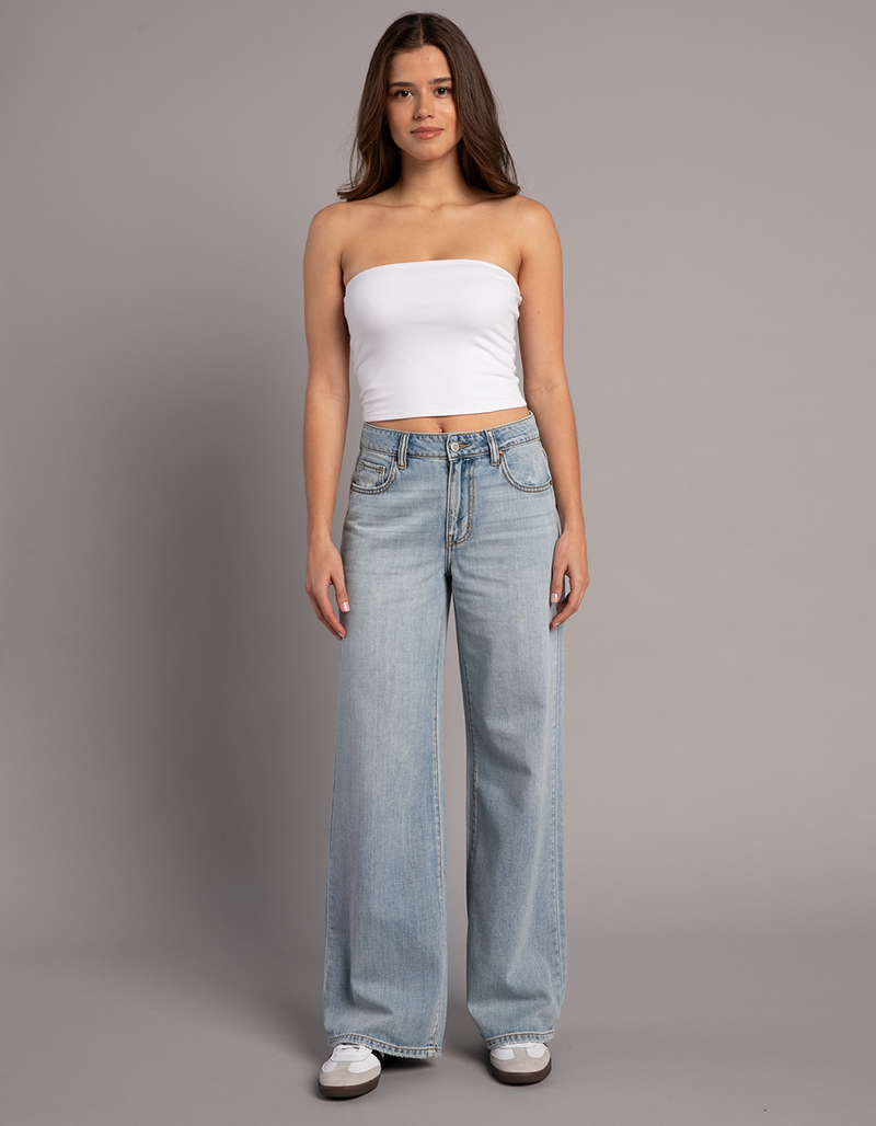 RSQ Womens High Rise Wide Leg Jeans image number 0