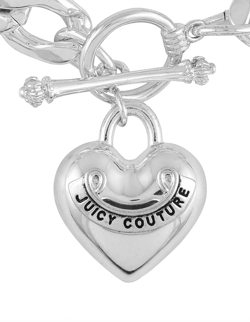 JUICY COUTURE Chain Heart Pendant Bracelet image number 1