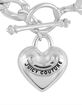 JUICY COUTURE Chain Heart Pendant Bracelet image number 2