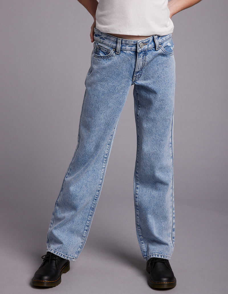 RSQ Girls Low Rise Baggy Jeans image number 1