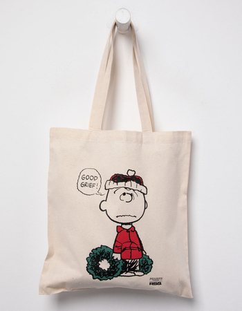 RSQ x Peanuts Holiday Charlie Brown Tote Bag Primary Image