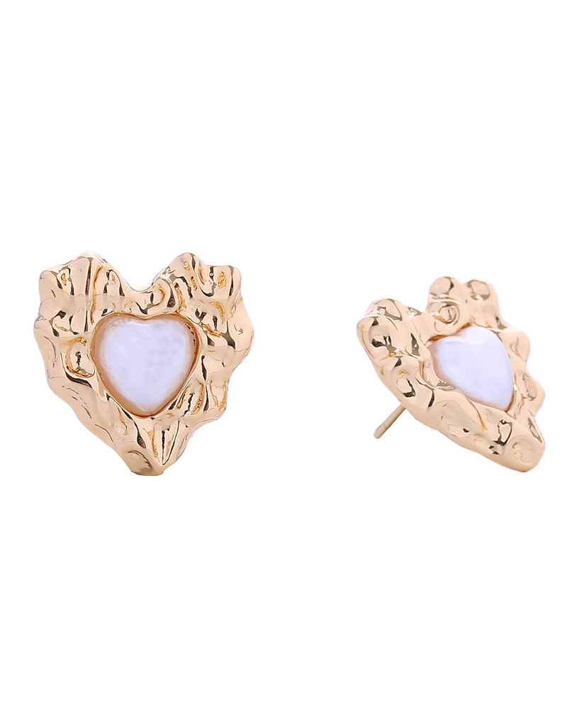 DO EVERYTHING IN LOVE 14K Gold Dipped Everlasting Love Earrings image number 0