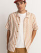 RHYTHM Tile Stripe Mens Button Up Shirt image number 2