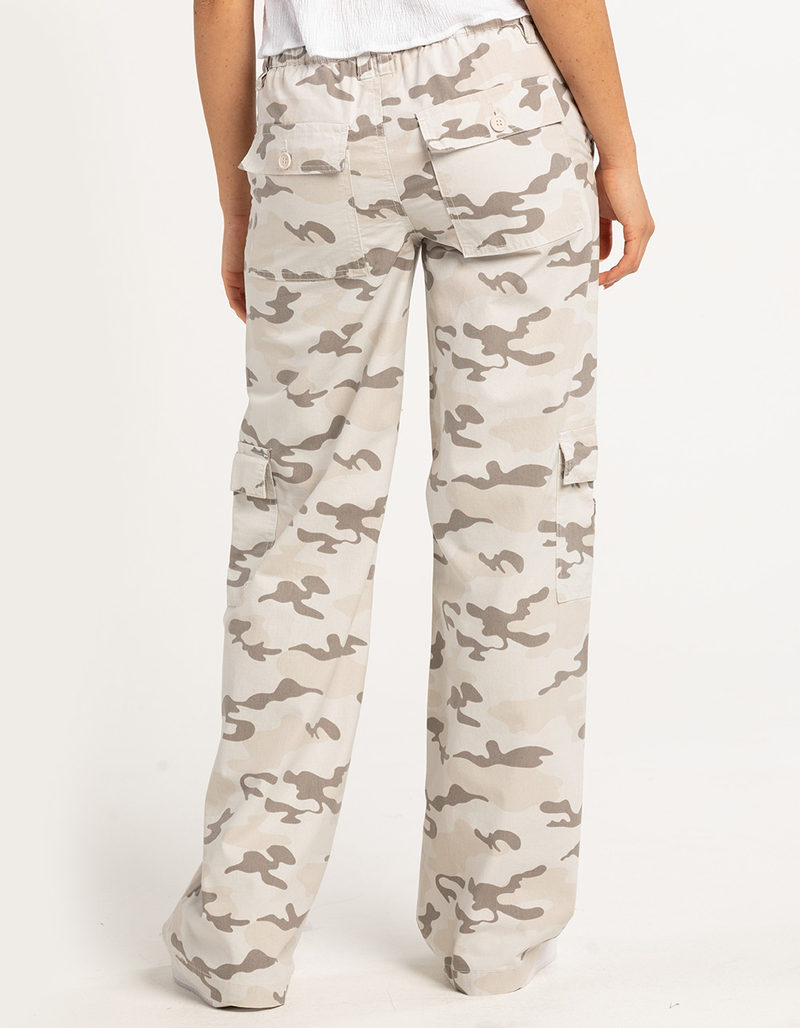 RSQ Low Rise Canvas Womens Cargo Pants image number 3