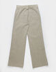 RSQ Girls Patch Pocket Wide Leg Jeans image number 6