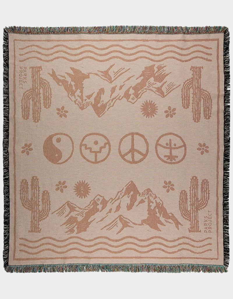 PARKS PROJECT Beyond The Valley Woven Blanket image number 0