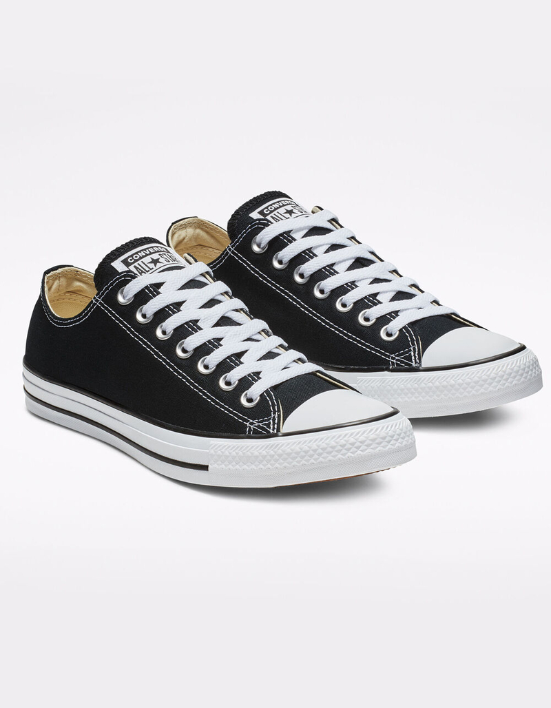 CONVERSE Chuck Taylor All Star Black Low Top Shoes image number 3