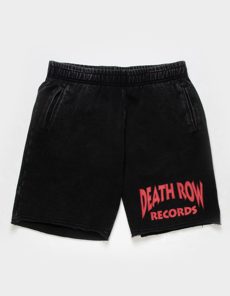 DEATH ROW RECORDS Acid Wash Mens Sweat Shorts image number 0