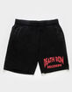 DEATH ROW RECORDS Acid Wash Mens Sweat Shorts image number 1