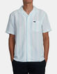 RVCA Love Stripe Mens Button Up Shirt image number 1